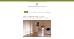 Desktop Screenshot of praxis-rosenhagen.de