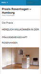 Mobile Screenshot of praxis-rosenhagen.de